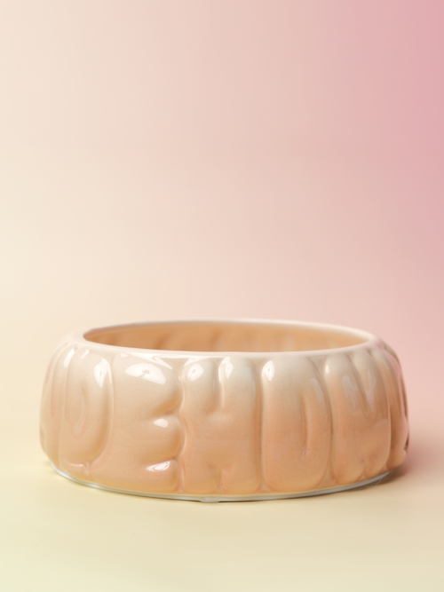 Puff Pet Bowl - Gradient Caramel