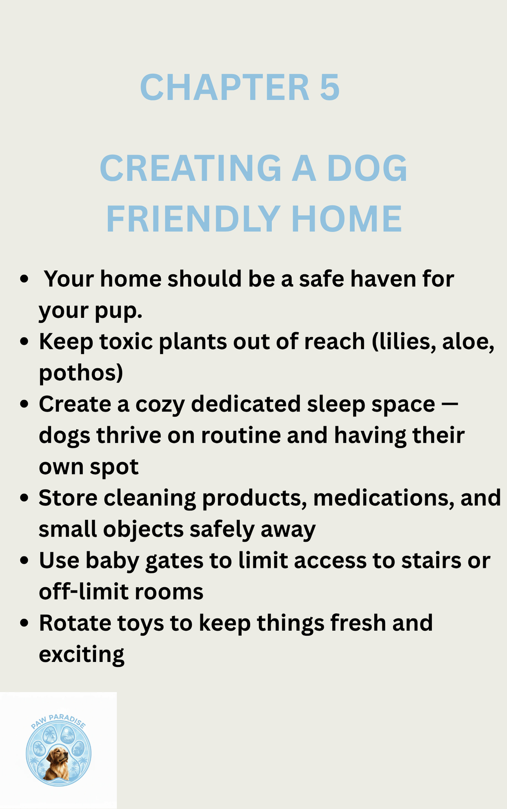 The Dog Parent's Ebook Guide