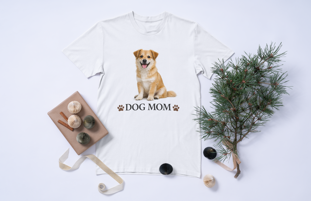 Dog Mom T-Shirt | Paws & Whiskers