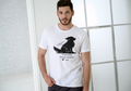 Powered by Golden Retriever Hair| Unisex T-Shirt| Paws & Whiskers