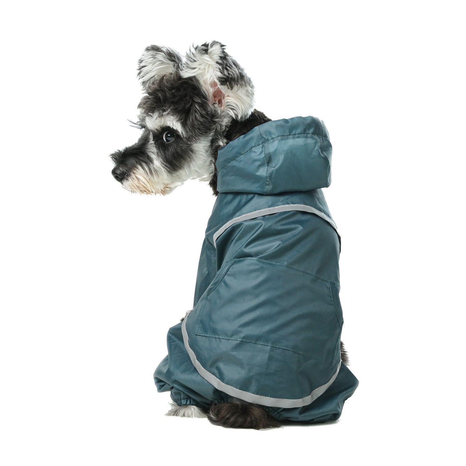 Ultralight Hooded Waterproof Dog Jacket - Blue