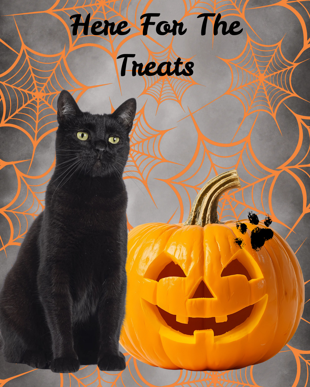 Here For The Treats Wall Art|Digital Download|Paws&Whiskers