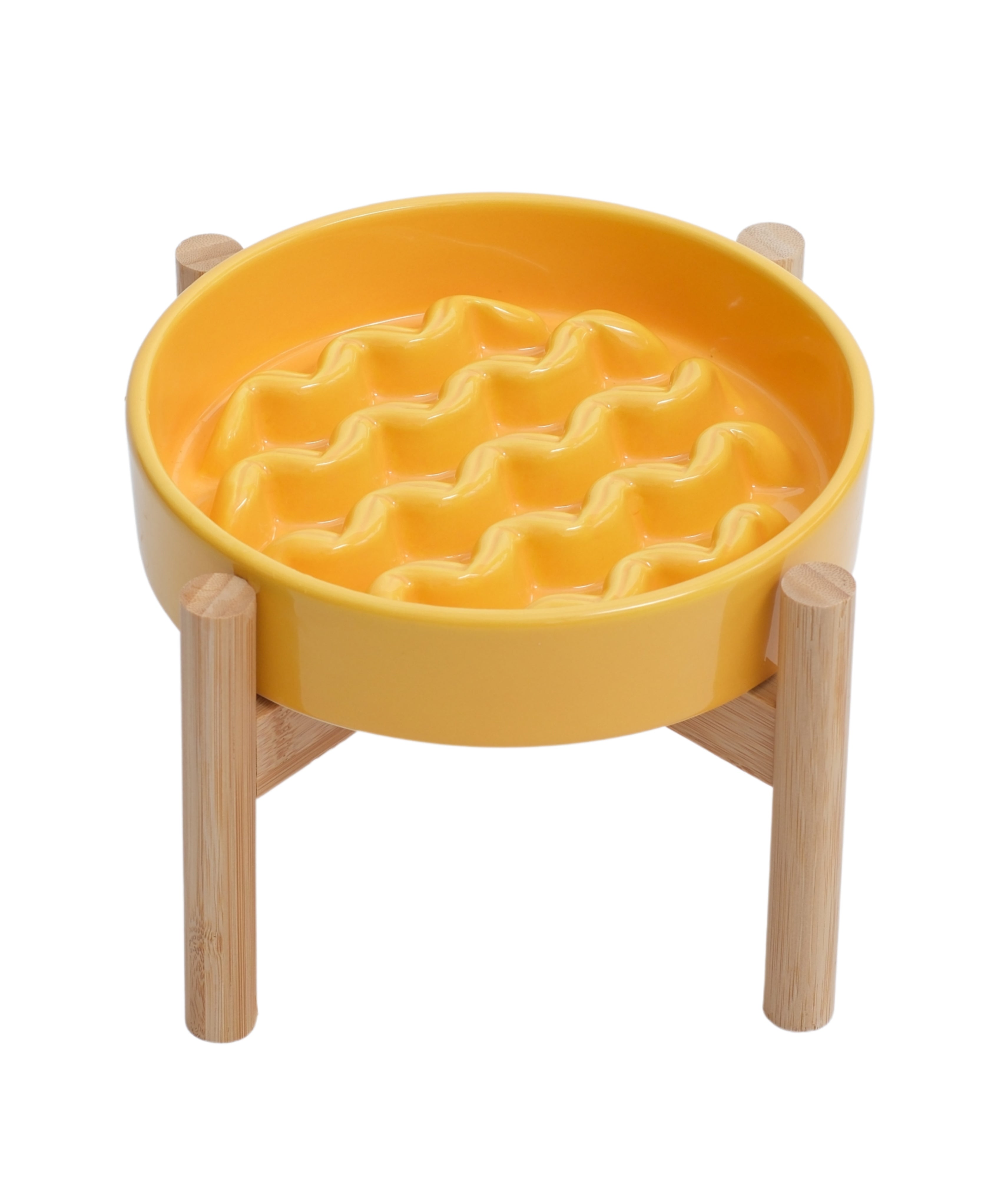 Macaroni Slow Feeder Dog Bowl - Non-Slip & Dishwasher Safe | Paw Paradise