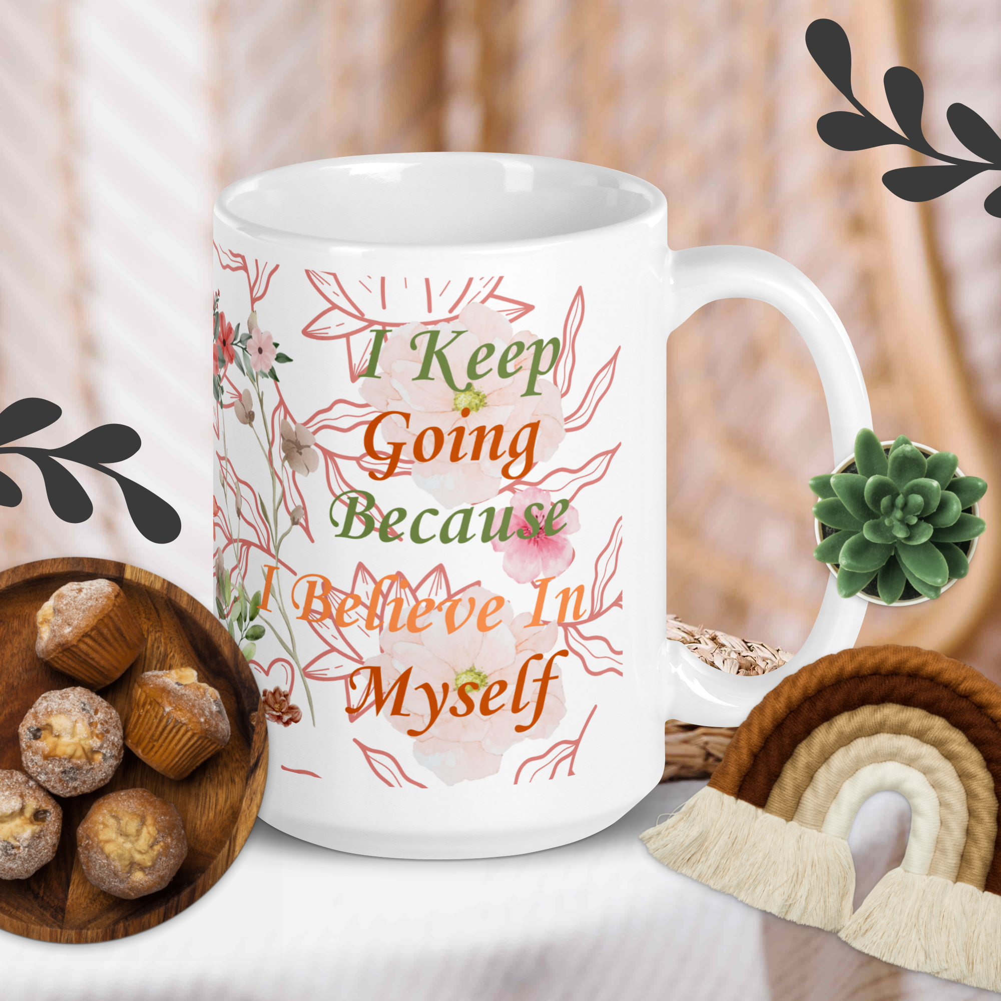 I Believe In Myself T-shirt + Mug Bundle| Mom Gift | Inspirational T-shirt